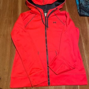 Woman’s Bright Pink Under Armour zip up